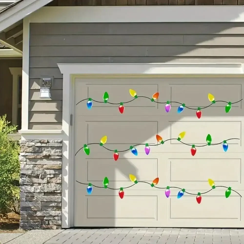 Reflective Holiday Lights Car Magnets, 20 pc set
